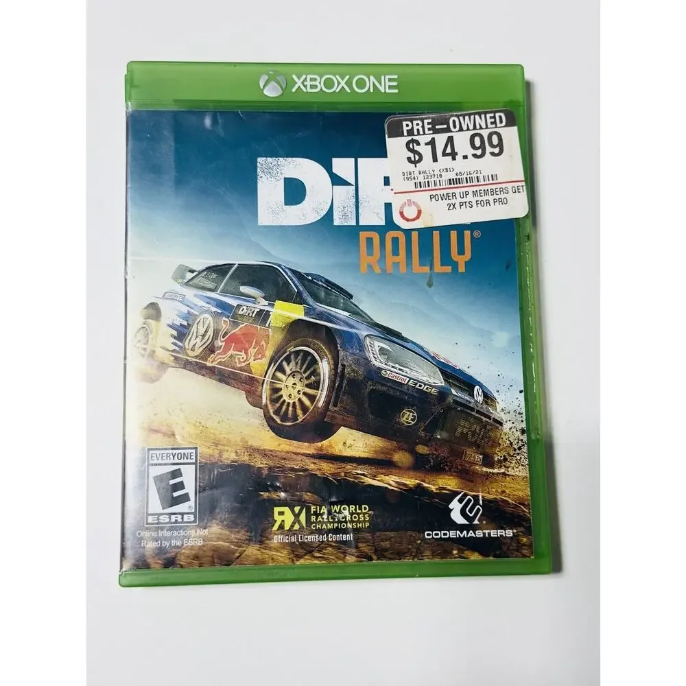 Dirt Rally No Manual (Microsoft Xbox One, 2016) Tested & Working.